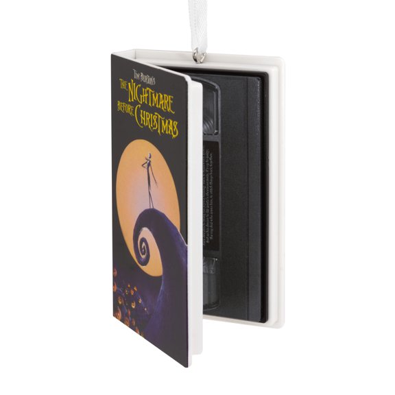 Hallmark The Nightmare before Christmas Retro Video Cassette Case Christmas Ornament, 0.06lbs
