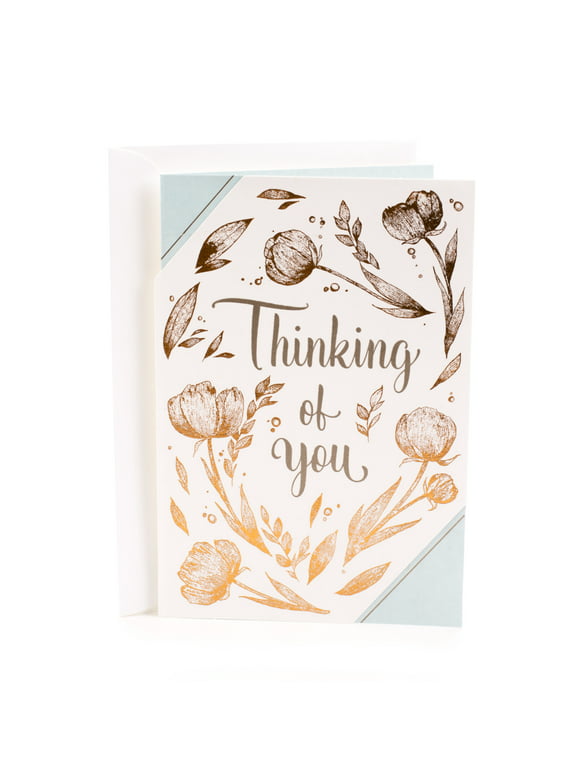 Hallmark Thinking of You Card (Brighten Your Day Flower Pattern)