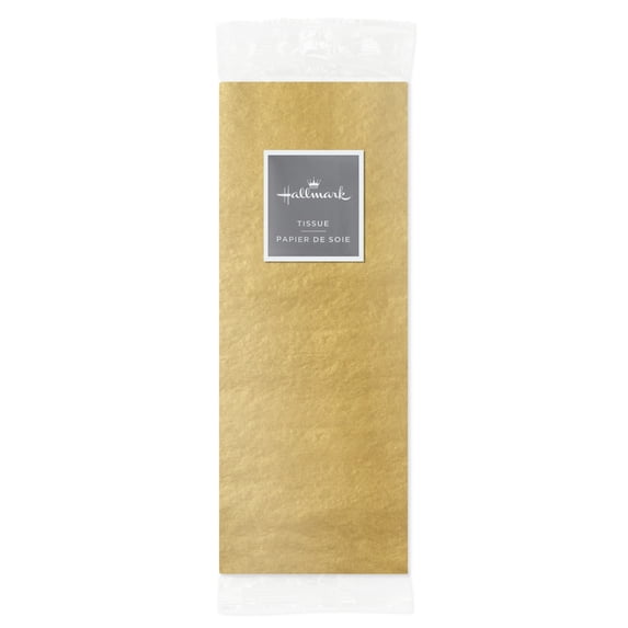 Hallmark Tissue Paper (Gold), 5 sheets