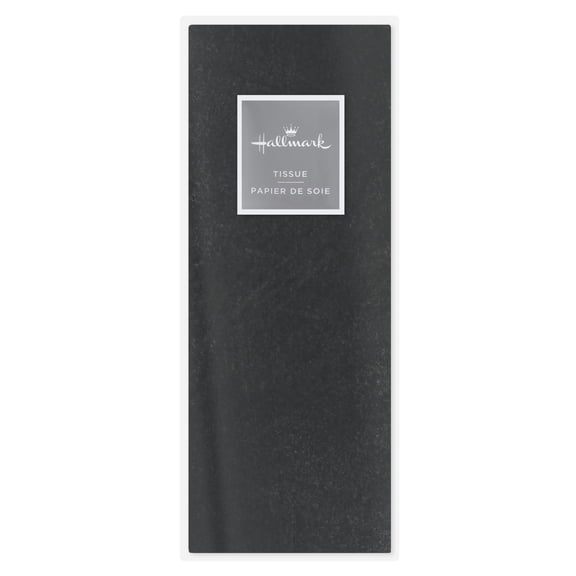 Hallmark Tissue Paper (Solid Black) 8 sheets