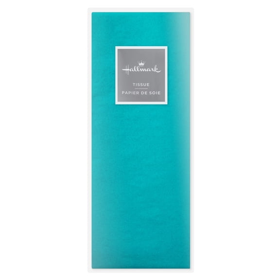 Hallmark Tissue Paper (Solid Turquoise) 8 sheets