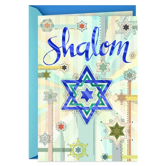 Hallmark Tree of Life Passover Card (Shalom Star of David)