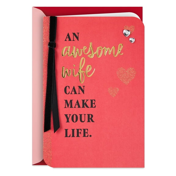Hallmark Valentine's Day Card for Wife (An Awesome Wife)