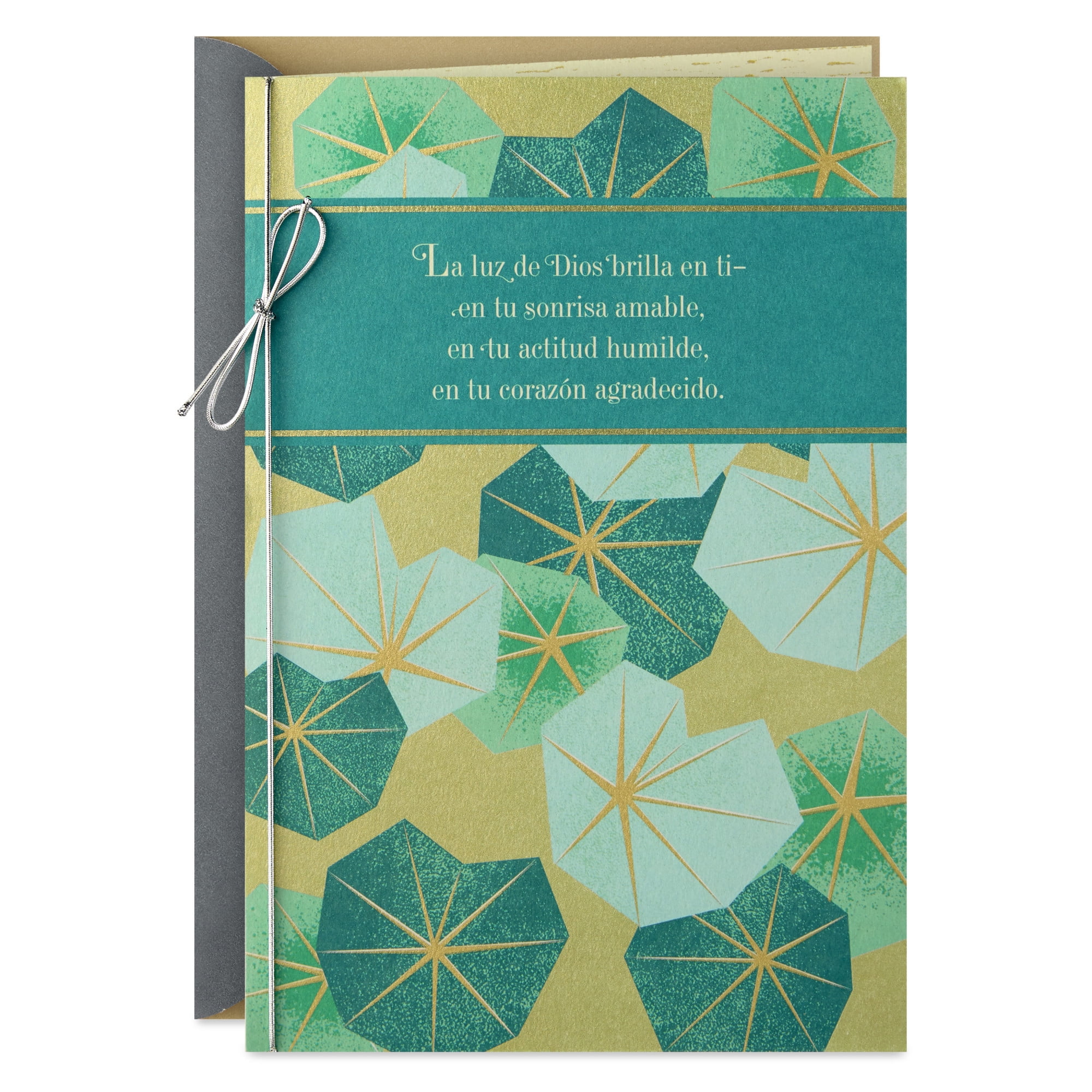 Hallmark VIDA Religious, Spanish-Language Birthday Card (Deseo ...