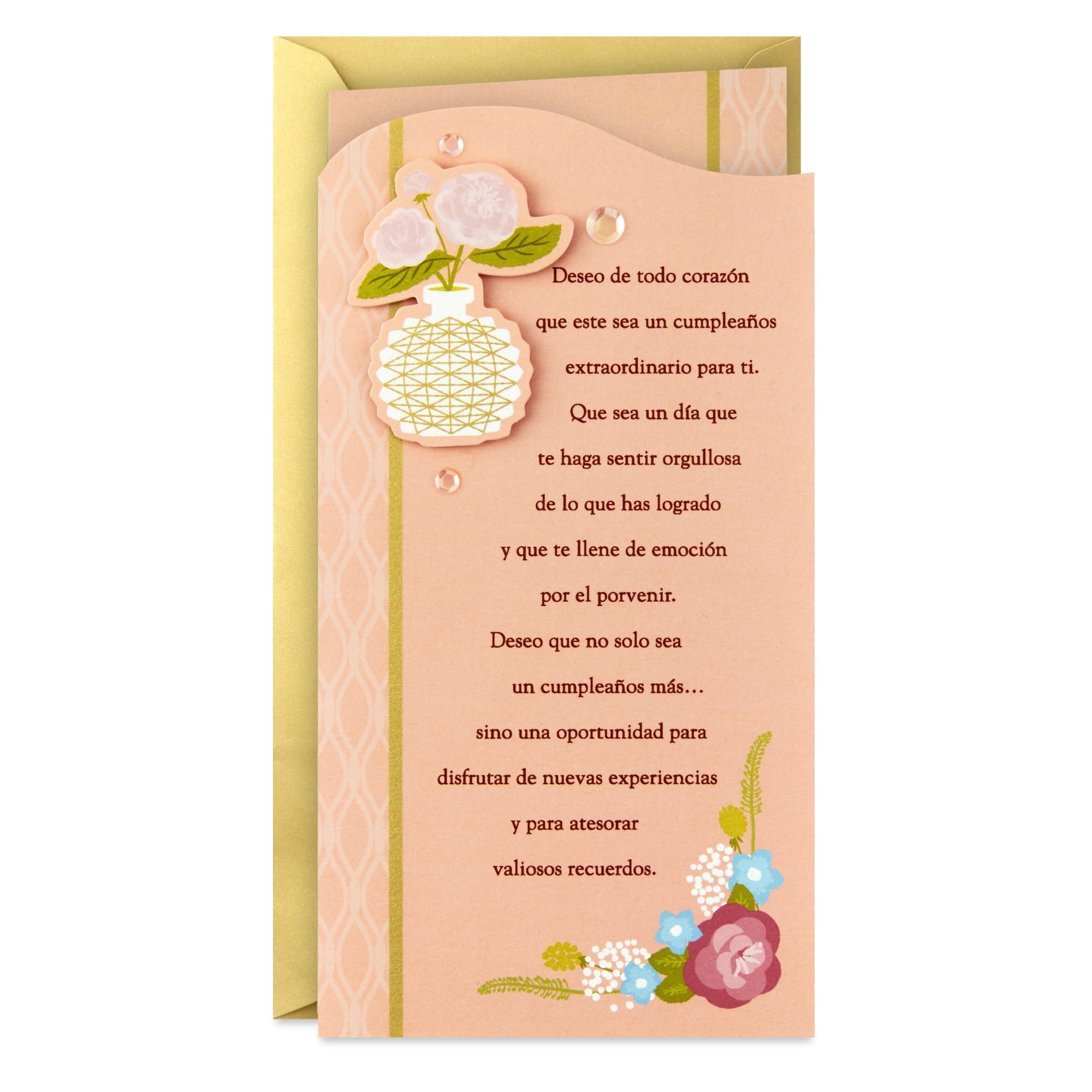 Hallmark VIDA Spanish-Language Birthday Card (May This Be a Uniquely ...