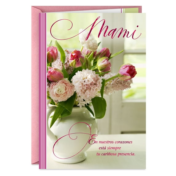 Hallmark VIDA Spanish-Language Birthday Card for Mom From Us (We Always Have Your Loving Presence)