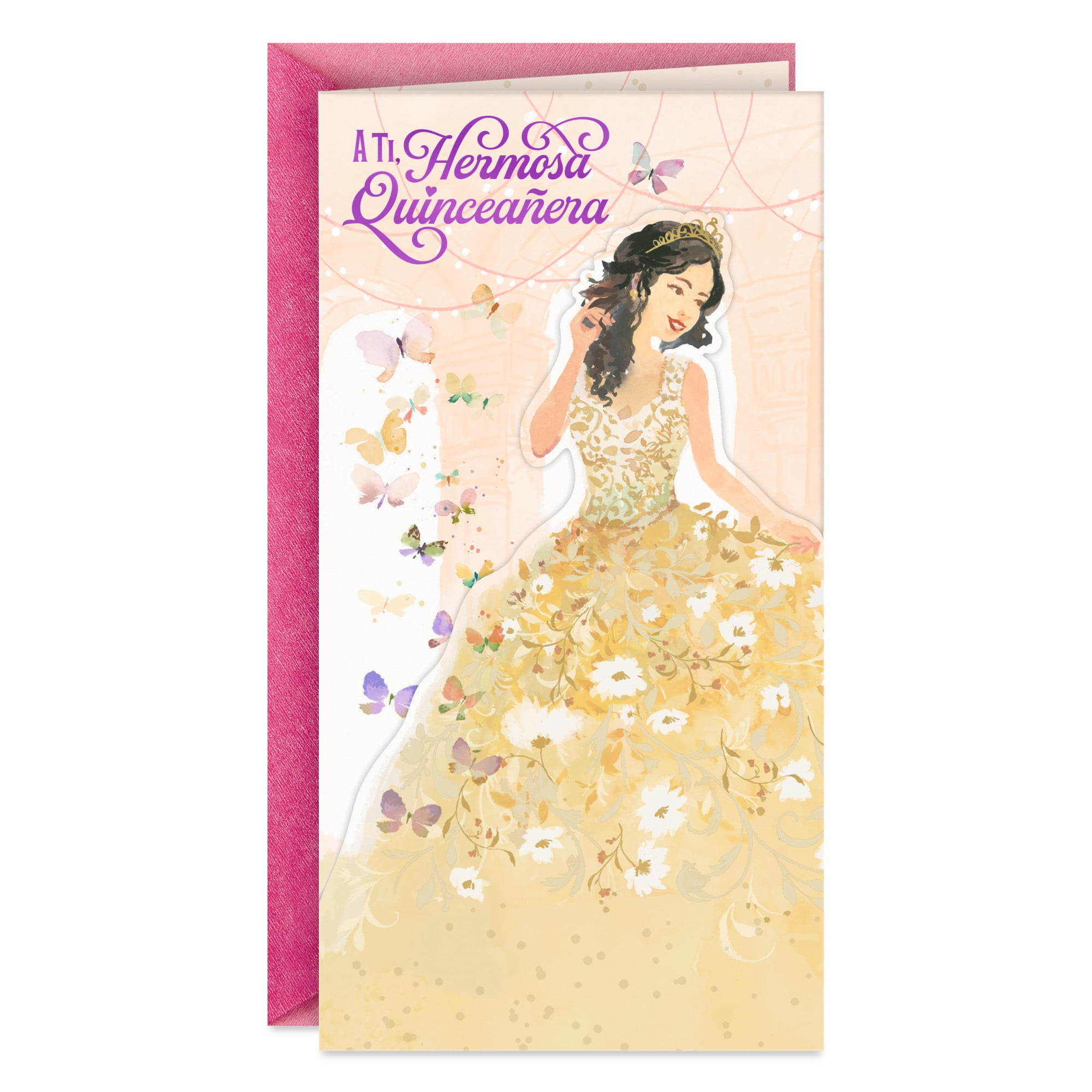 Hallmark VIDA Spanish-Language Quinceañera Card (Sweet Girl to Young ...