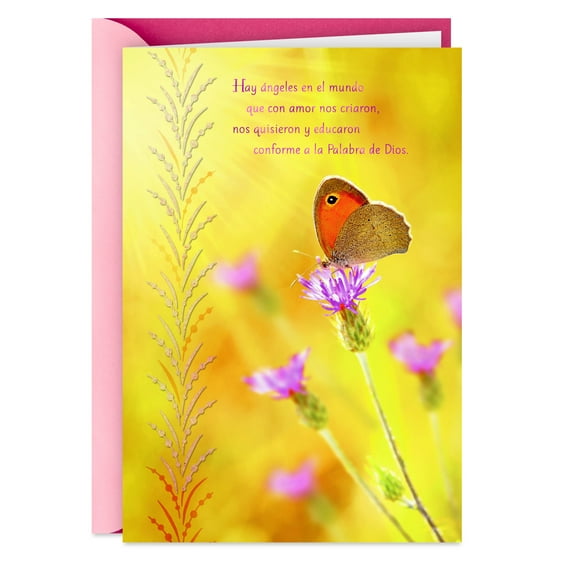Hallmark VIDA Spanish-Language Religious Birthday Card for Mom (An Angel Like You)