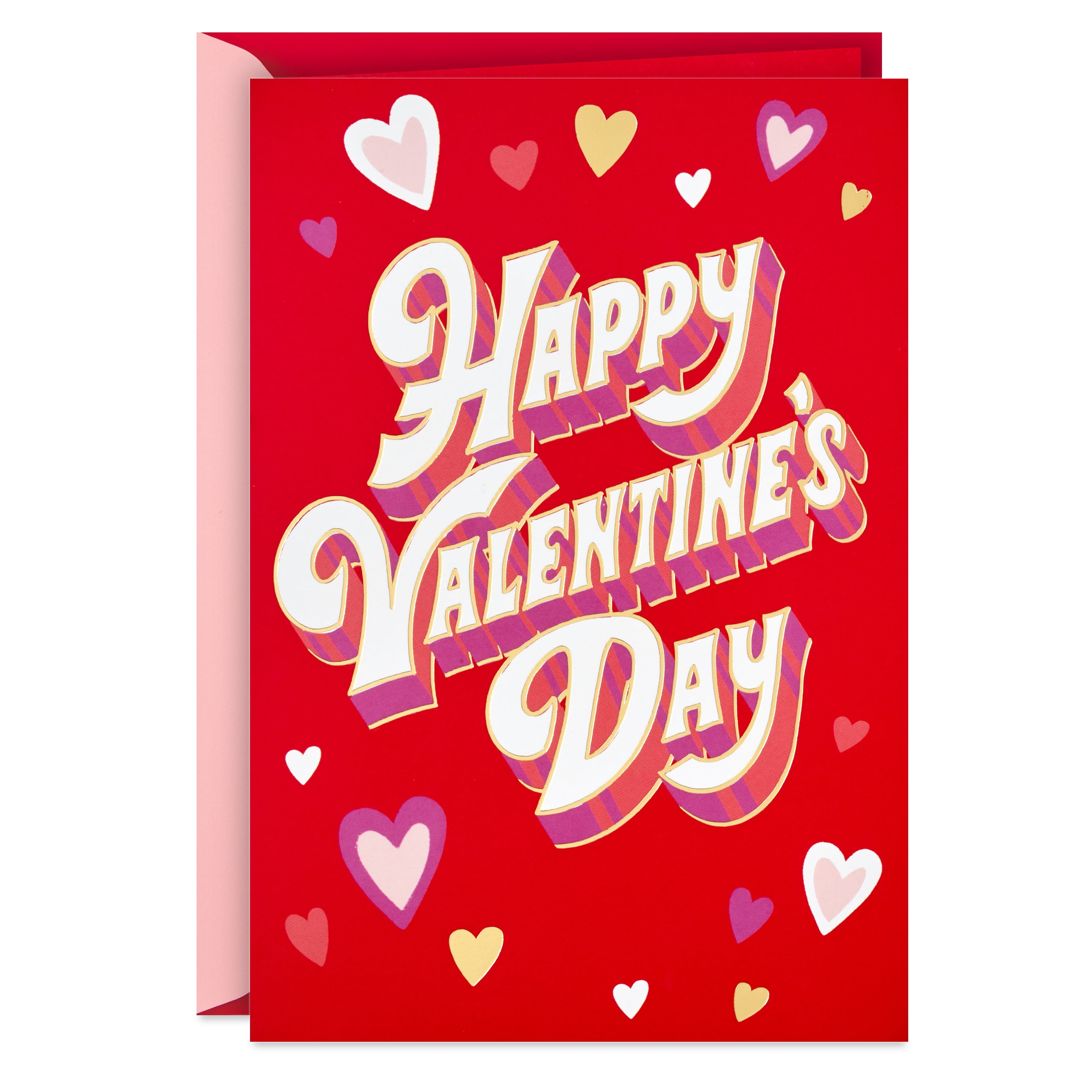 Hallmark Valentine's Day Card (Red, Happy Valentine's Day) - Walmart.com, image size:3000x3000