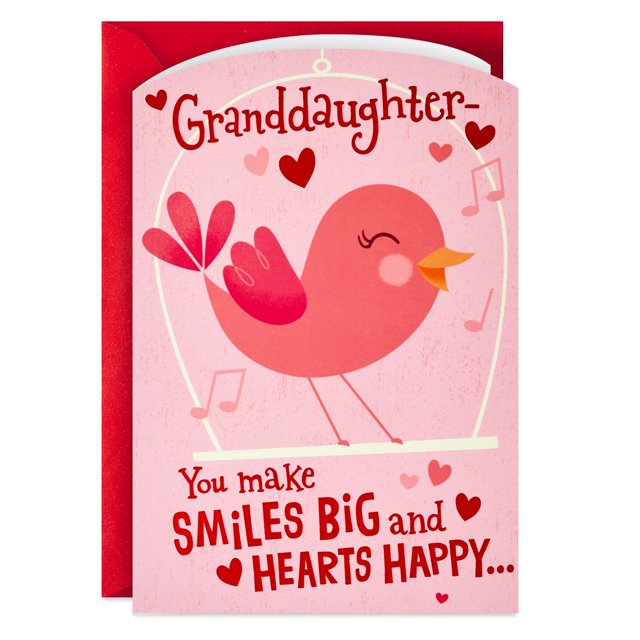 Hallmark Valentine's Day Card for Granddaughter (You Make Smiles Big ...