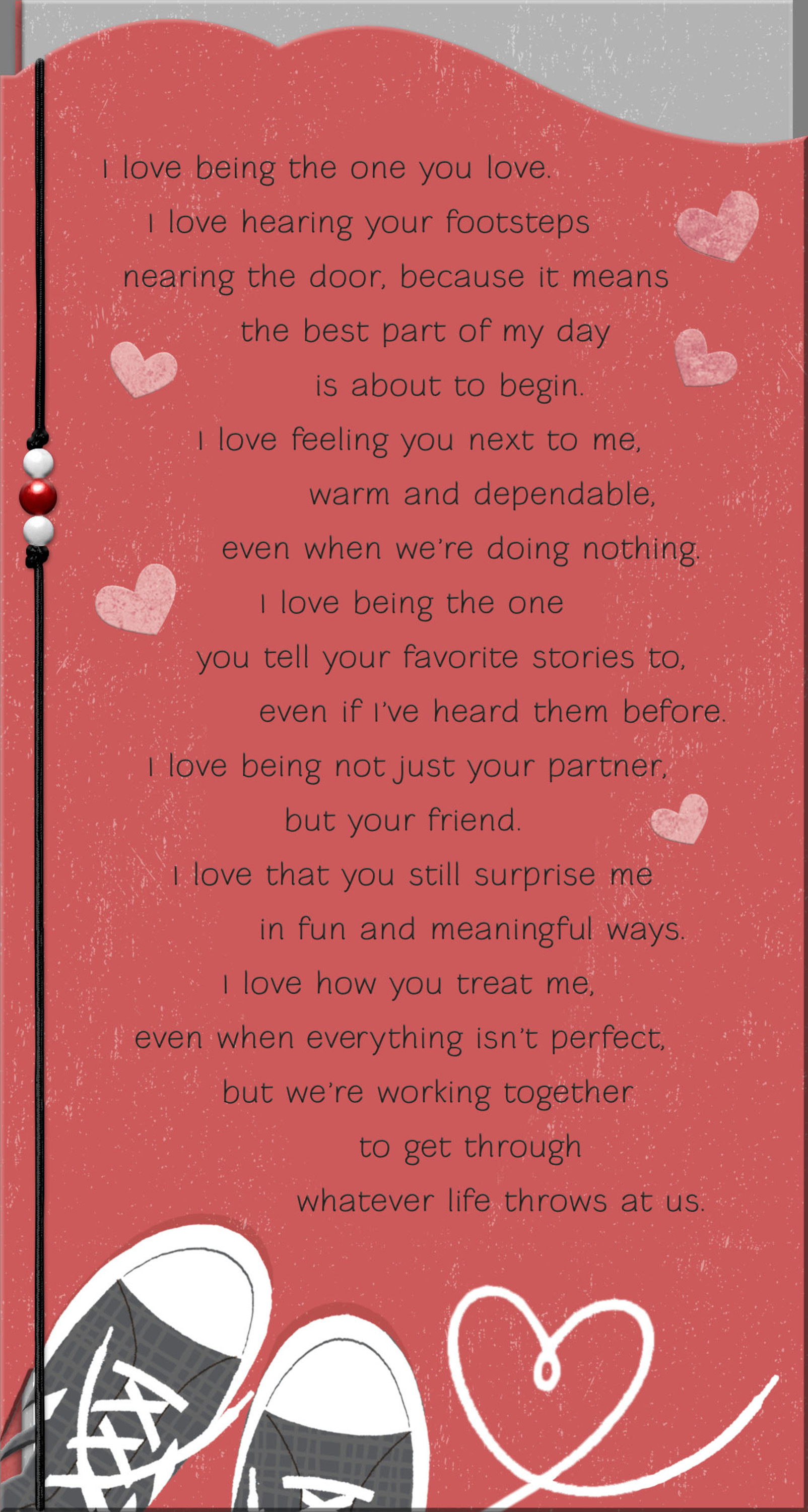 Hallmark Romantic Valentine's Day Card (Love Being the One You Love