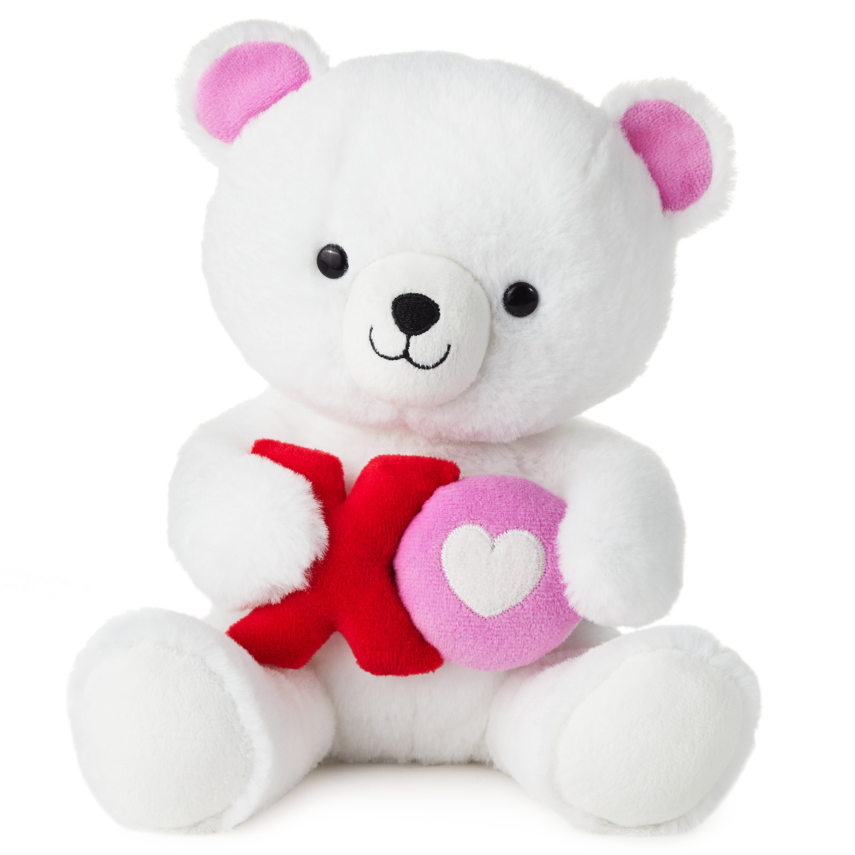 Hallmark Valentine's Day Plush Teddy Bear Stuffed Animal (XO), 8"