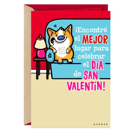 Hallmark VIDA Spanish-Language Valentine's Day Card (The Perfect Spot to Celebrate)