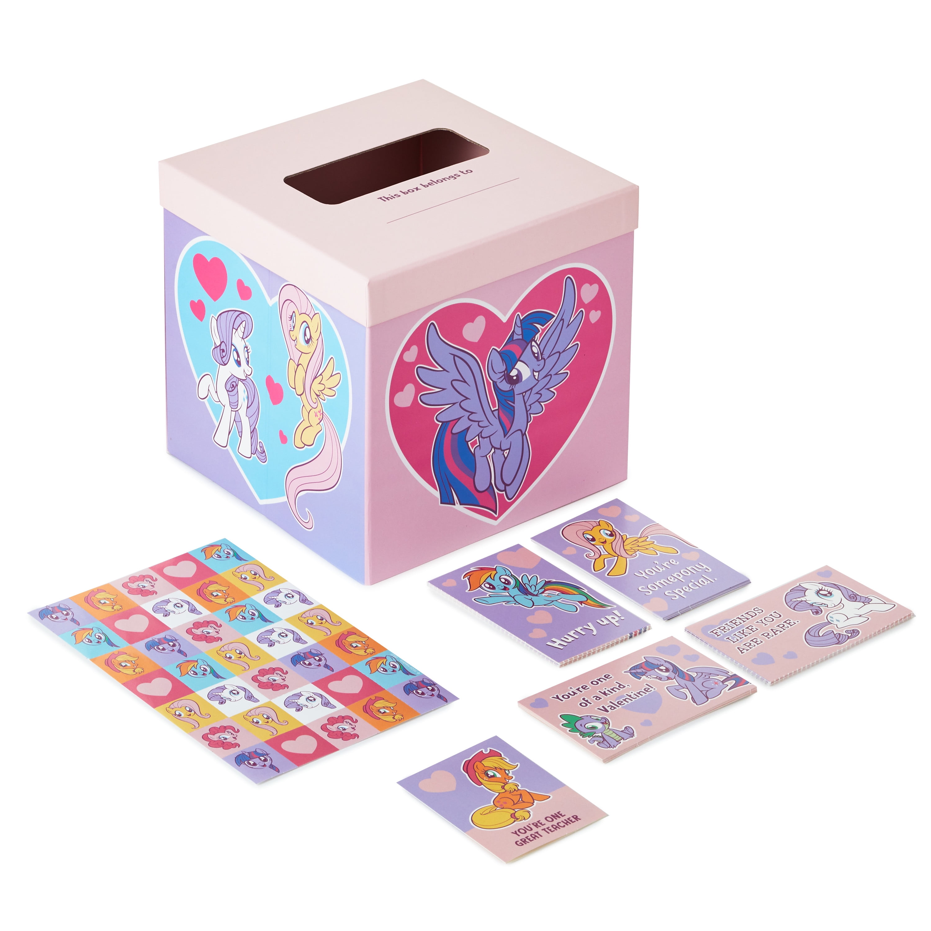 Kinder Valentines Hallmark Pokmon Valentine's Day Cards Kit - 32 Cards  With Envelopes & Light-Up Sound Mailbox For Classroom Exchange Classroom  Valentine Kit