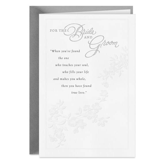 Hallmark Wedding Card (Blessings and Best Wishes)