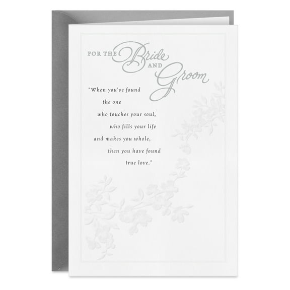 Hallmark Wedding Card (Blessings and Best Wishes)
