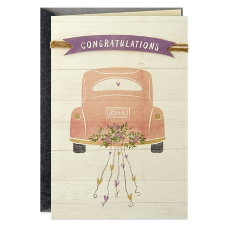 Hallmark Wedding Greeting Card 5"x7.2"