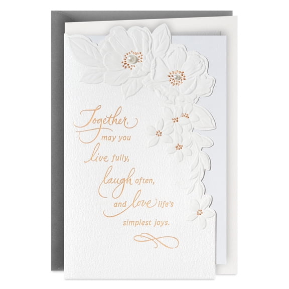 Hallmark Wedding Card (Live, Laugh, Love)