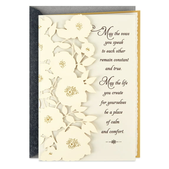 Hallmark Wedding Card (May You Always Find Your Way to Happiness)