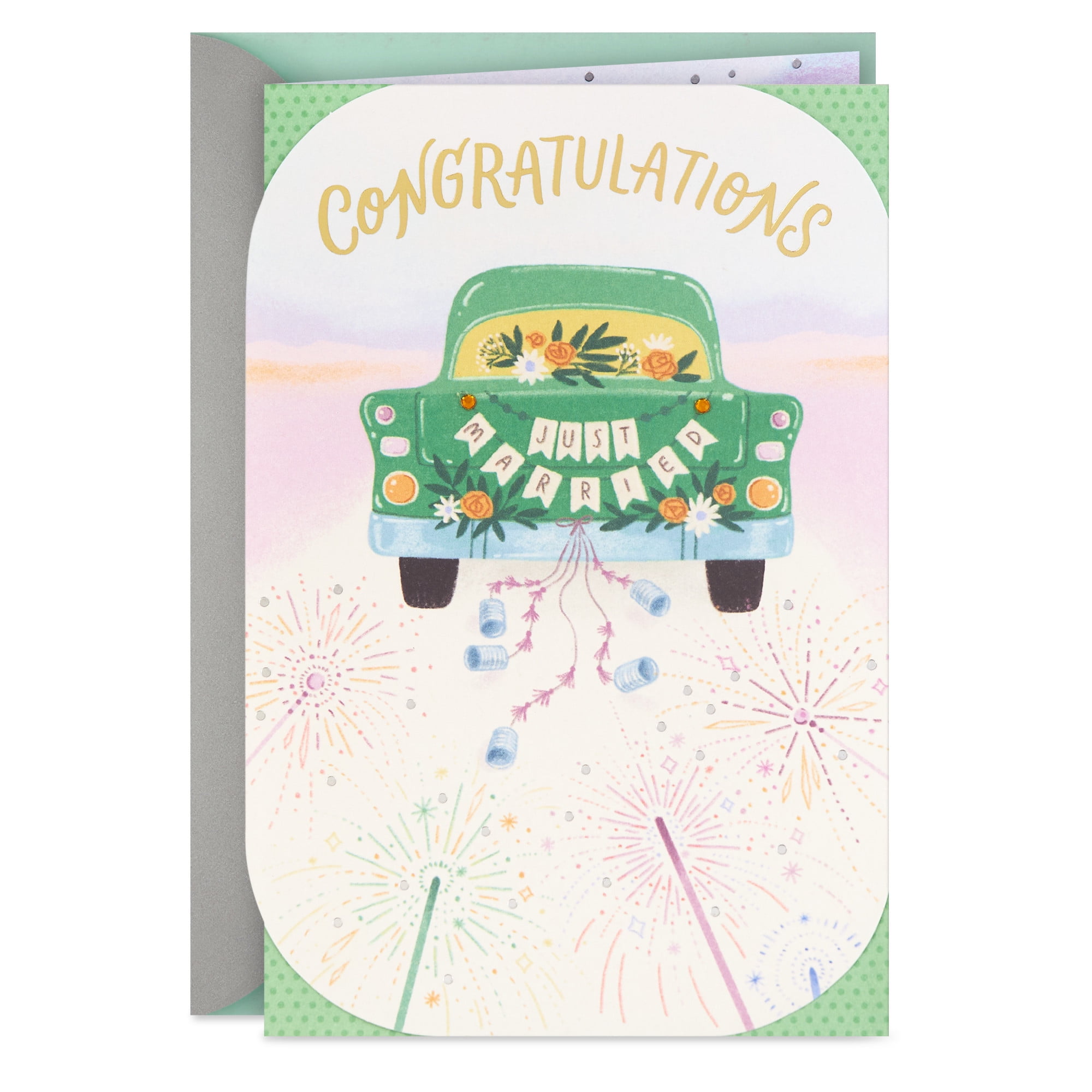Hallmark Wedding Card (New Adventures and Happiness)