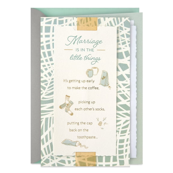 Hallmark Wedding Card (The Little Things)