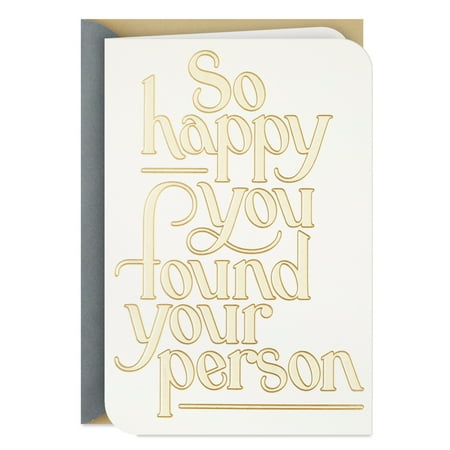 Hallmark Wedding or Engagement Card (Happy You Found Each Other)