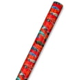 thumbnail image 1 of Hallmark Wrapping Paper, 20 sq. ft. (Hot Wheels Cars on Red), 1 of 3