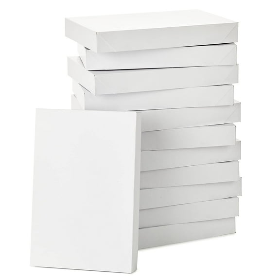 Hallmark XLarge Gift Boxes OKA4with Lids (12 Robe Boxes, White) for Birthdays, Graduations, Christmas, Weddings, Bridal Showers