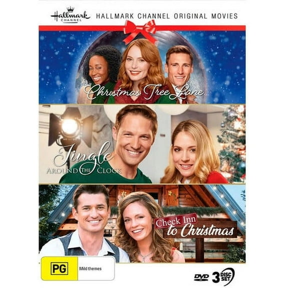 Hallmark Xmas Collection 28 (Christmas Tree Lane / Jingle Around The Clock / Check Inn To Christmas) - NTSC/0 (DVD), Via Vision, Drama