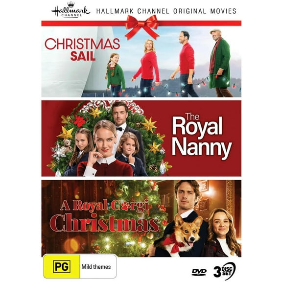 Hallmark Xmas Collection 29 (Christmas Sail / The Royal Nanny / A Royal Corgi Christmas) - NTSC/0