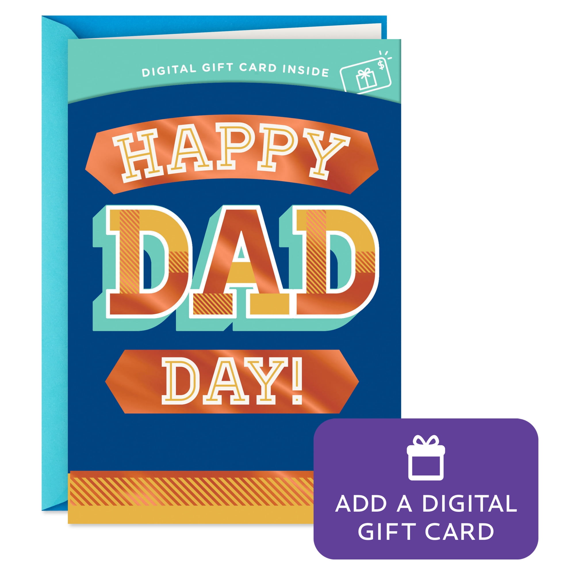 Hallmark Gift Card Greeting Father's Day Card (Happy Dad Day)
