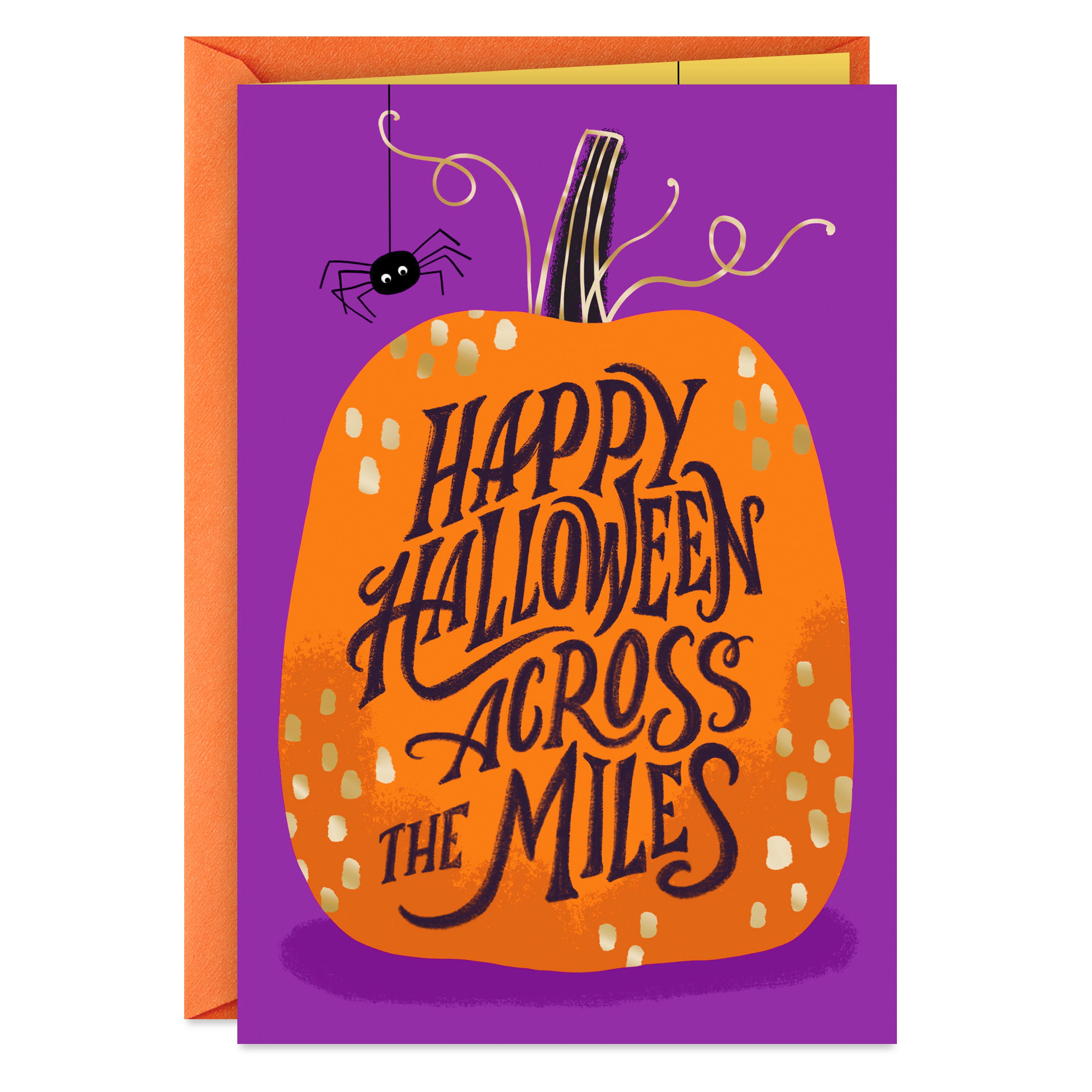 Hallmark Halloween Card (Thinking of You Across the Miles), 1 Count