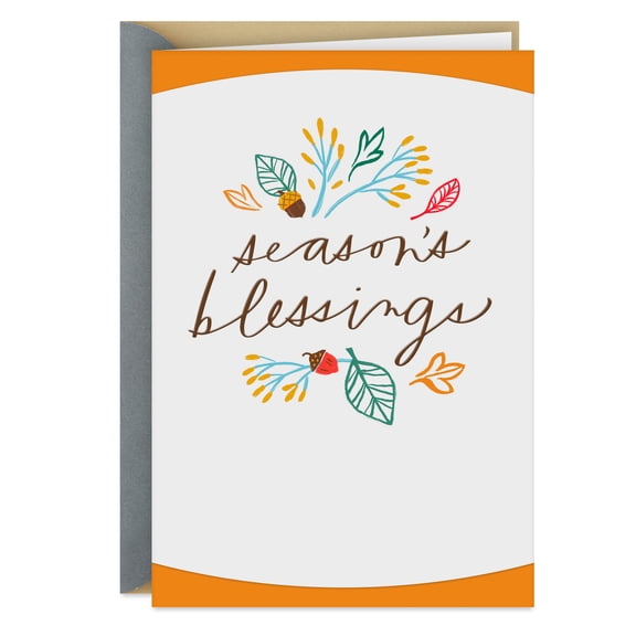 Hallmark Thanksgiving Card (Season's Blessings)