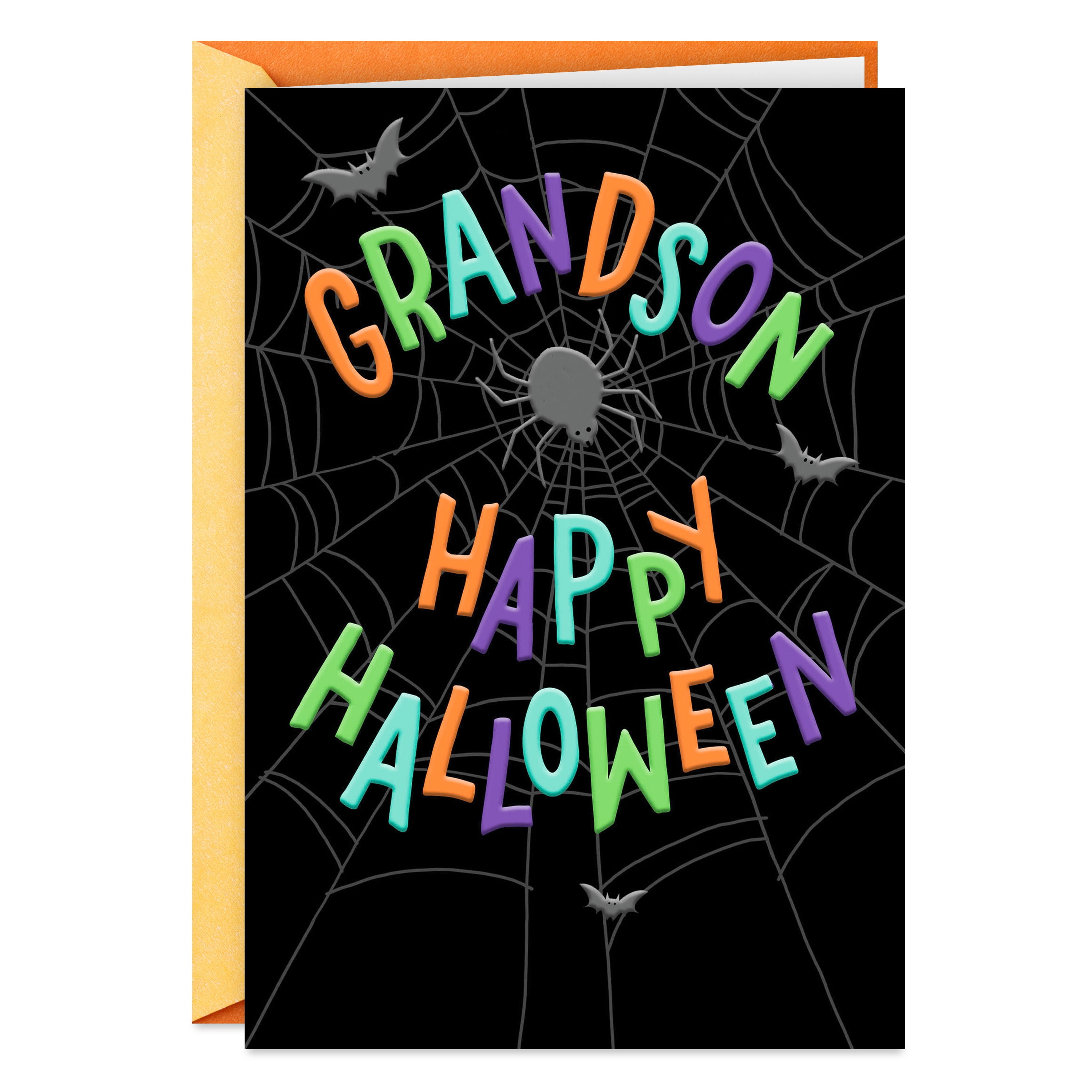 Hallmark Halloween Card for Grandson (Catch All the Fun), 1 Count