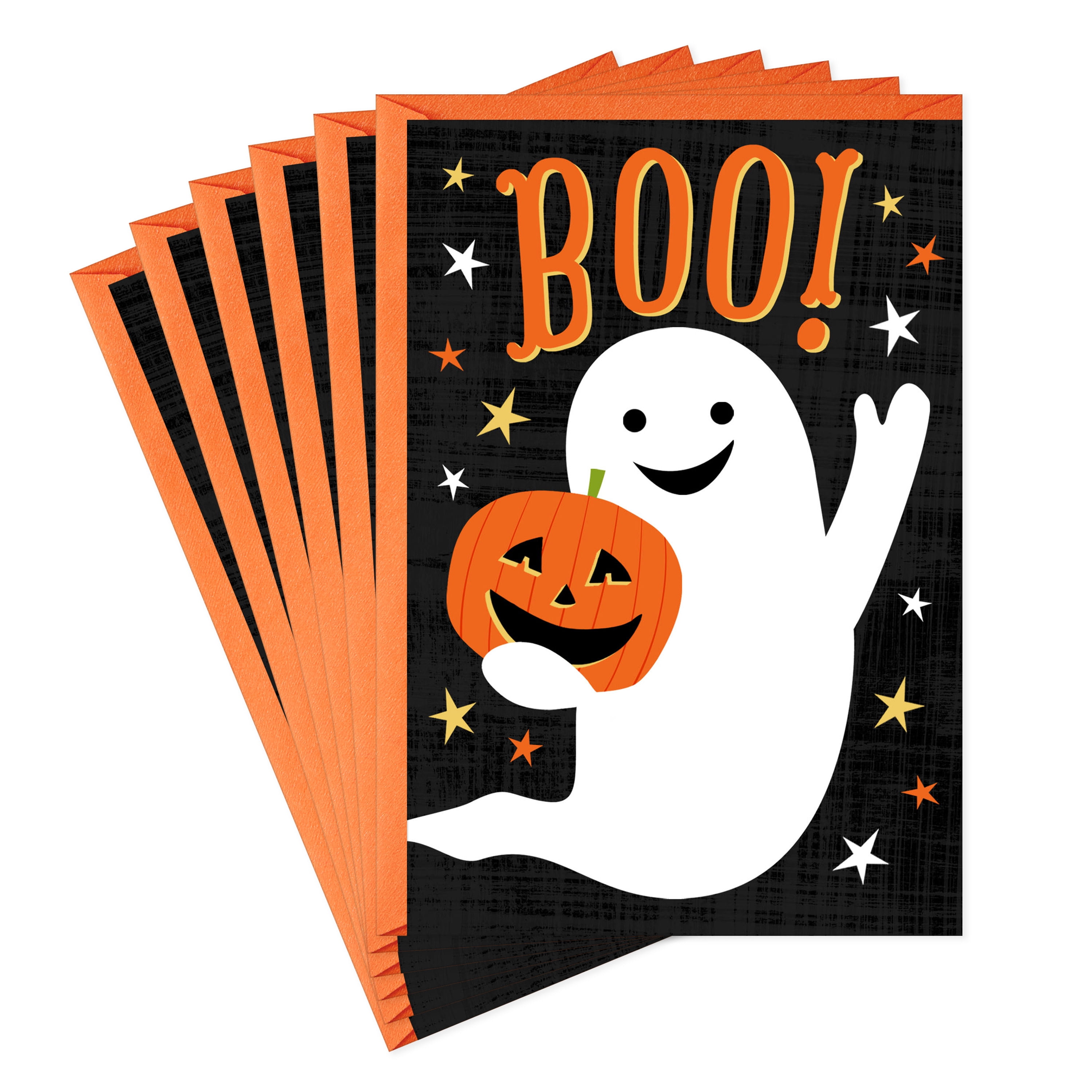 Hallmark Halloween Cards (Friendly Little Boo Ghost), 6 Count