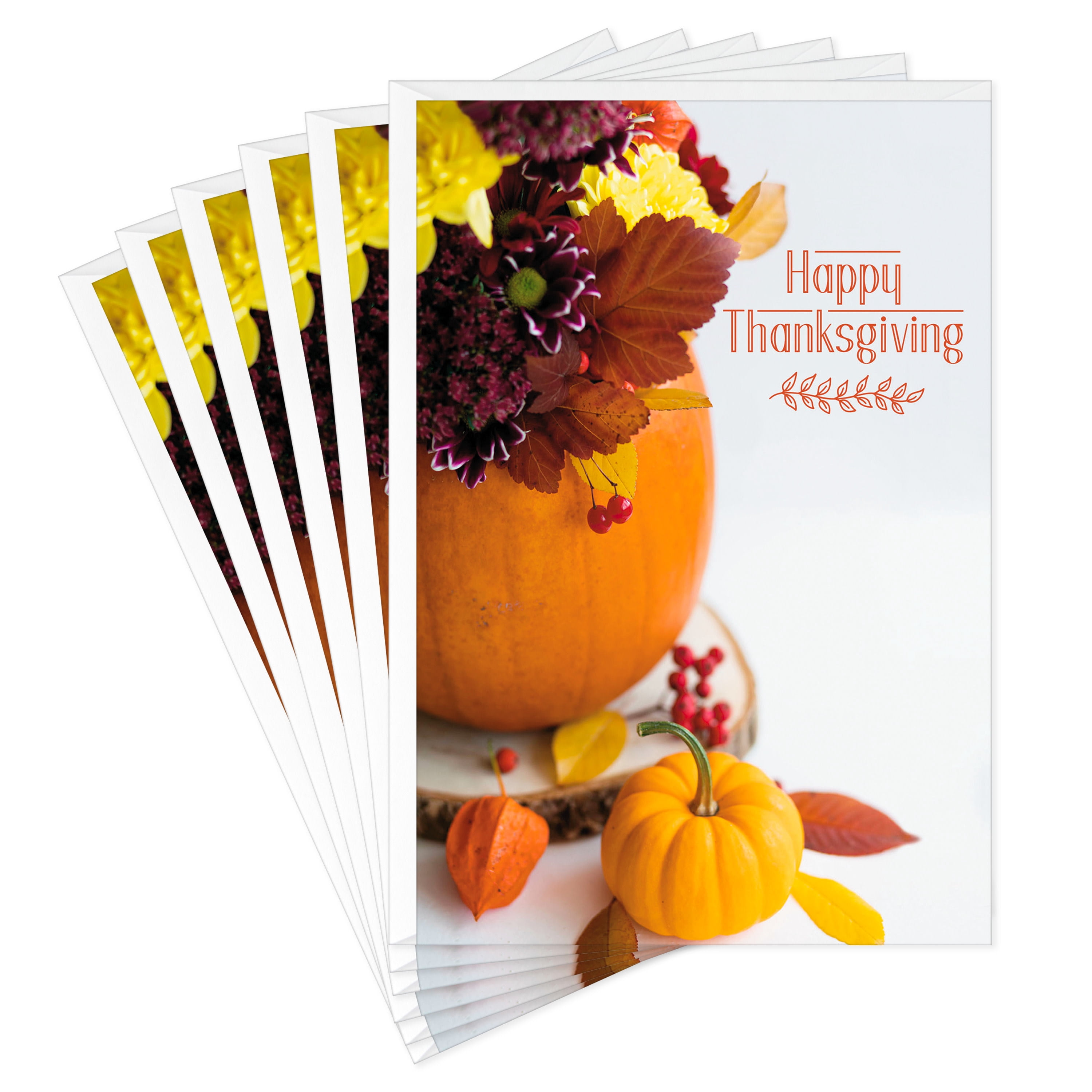 Hallmark Thanksgiving Cards (E Thing), 6 Count