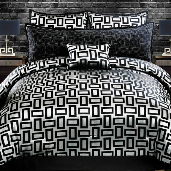 Hallmart Collectibles Riverbrook Home Kacy 5 Piece Comforter Set King 6 Piece