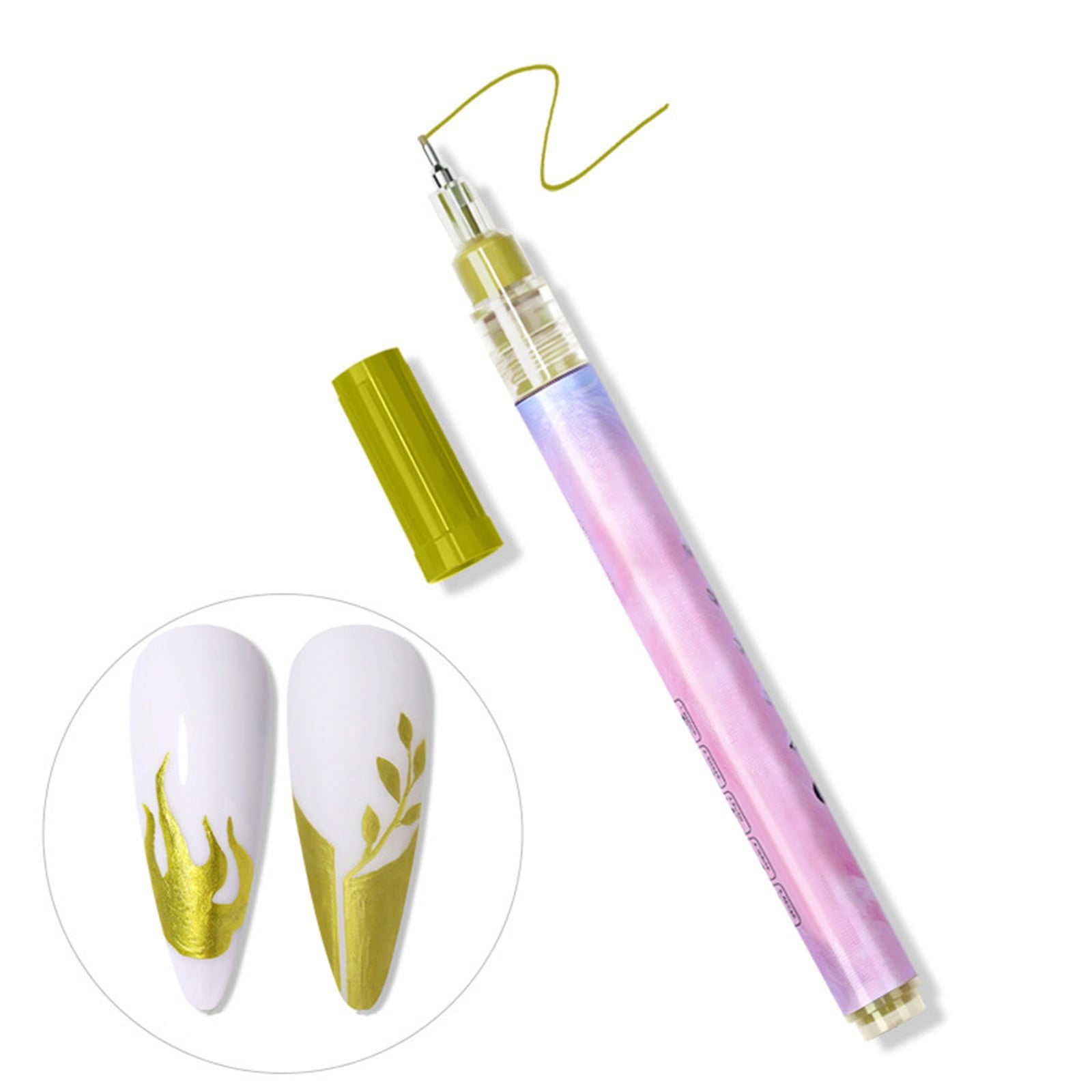 Nail Rings for Acrylic Nails Nail Pen Japanese Nail Gel Nail Pens for Kids Nail Design Polish Pen on Nail Holder Tape Dot Pen compatible with Machine Practice Hand Holder for Nails Nail
