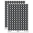 thumbnail image 1 of Hallo Dutch and German Greeting Hello 200+ Round Stickers - Black - Gloss Finish - 0.50" Size, 1 of 3
