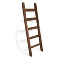 thumbnail image 1 of Hallops Wooden Blanket Ladder, Rustic Decorative Vintage Wood Farmhouse Décor, 1 of 7