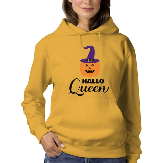 Halloqueen Cute Jack-O-Lantern Hoodie Women -Image by Shutterstock, Female XX-Large