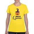 thumbnail image 1 of Halloqueen Cute Jack-O-Lantern T-Shirt Women -Image by Shutterstock, Female Small, 1 of 4