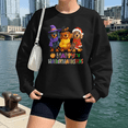 thumbnail image 1 of Hallothanksmas Dachshund Holiday Pumpkin Halloween Xmas Sweatshirt, up to Size 5XL, 1 of 2