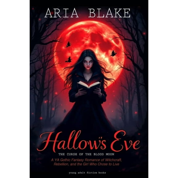 Hallow's Eve: THE CURSE OF THE BLOOD MOON: A YA Gothic Fantasy Romance of Witchcraft, Rebellion, and the Girl Who Chose , (Paperback)