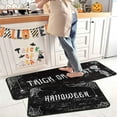 thumbnail image 1 of Halloweeen Kitchen Rugs and Mats Set of 2, Trick Or Treat Kitchen Mat,Spider Web Halloween Farmhouse Party Floor Mat for Home Kitchen Decorations 17" x47"+17"x30", 1 of 6