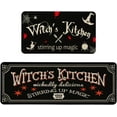 thumbnail image 1 of Halloweeen Kitchen Rugs and Mats Set of 2, Halloweeen Witches Kitchen Mat, Seasonal Holiday Washable Non-Slip Floor Mats for Halloweeen Witchy Kitchen Decor - 17x29 and 17x47 Inch, 1 of 6