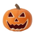 thumbnail image 1 of Halloween 10 Inch Glowing Pumpkin Lantern Decor, Light Up LED Jack O Lantern Figurine for Tabletop Mantel Shelf Entryway Fall Thanksgiving Indoor Home Decoration Accent, 1 of 5