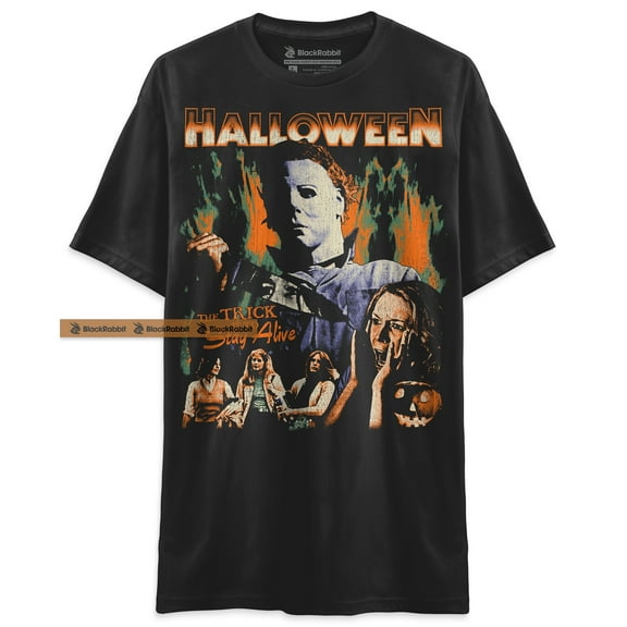 Halloween 1978 - Michael Myers The Trick Is To Stay Alive Unisex Classic T-shirt