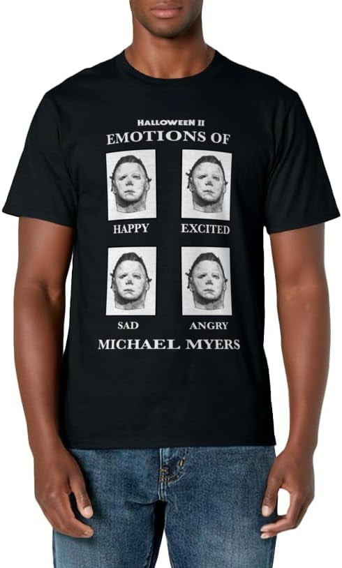 Halloween 2 Emotions Of Michael Myers T-Shirt - Walmart.com
