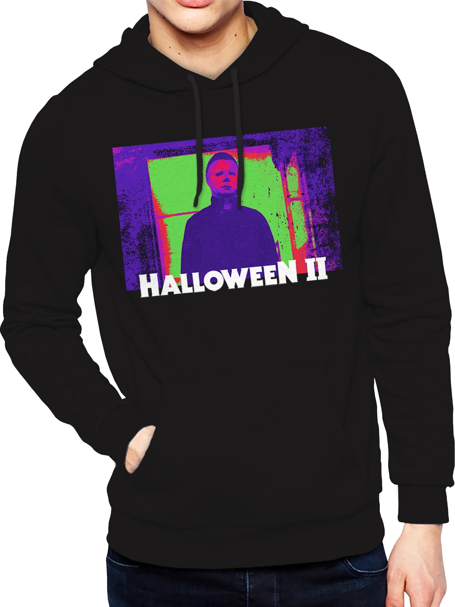 Halloween 2, Men's Apparel Graphic Hoodie Sweatshirt, Trippy Door, Sizes S-3XL